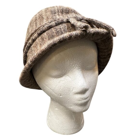 Vintage Adora Wool Cloche Hat – One Size – 100% Wool – Earth Tones - Picture 1 of 6